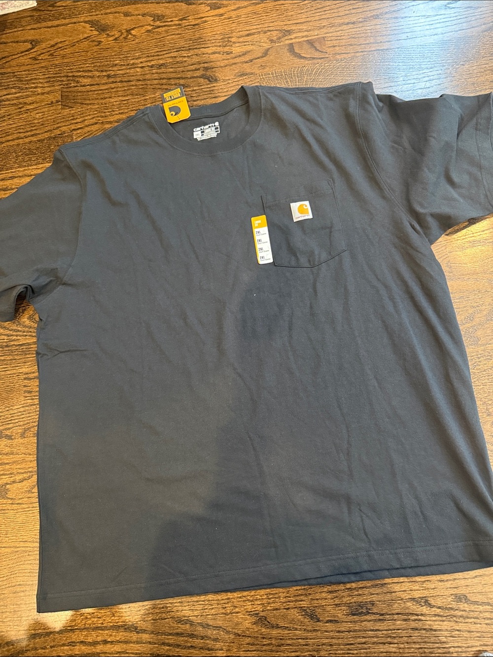 Carhartt Men’s Black Short-Sleeve Pocket Tee Mens 2xl